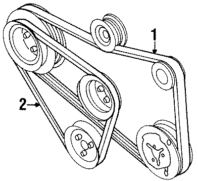 Volkswagen Quantum Alternator Pulley. LITER, Cylinder, Valve ...